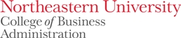 Northeastern University College of Business Administration logo